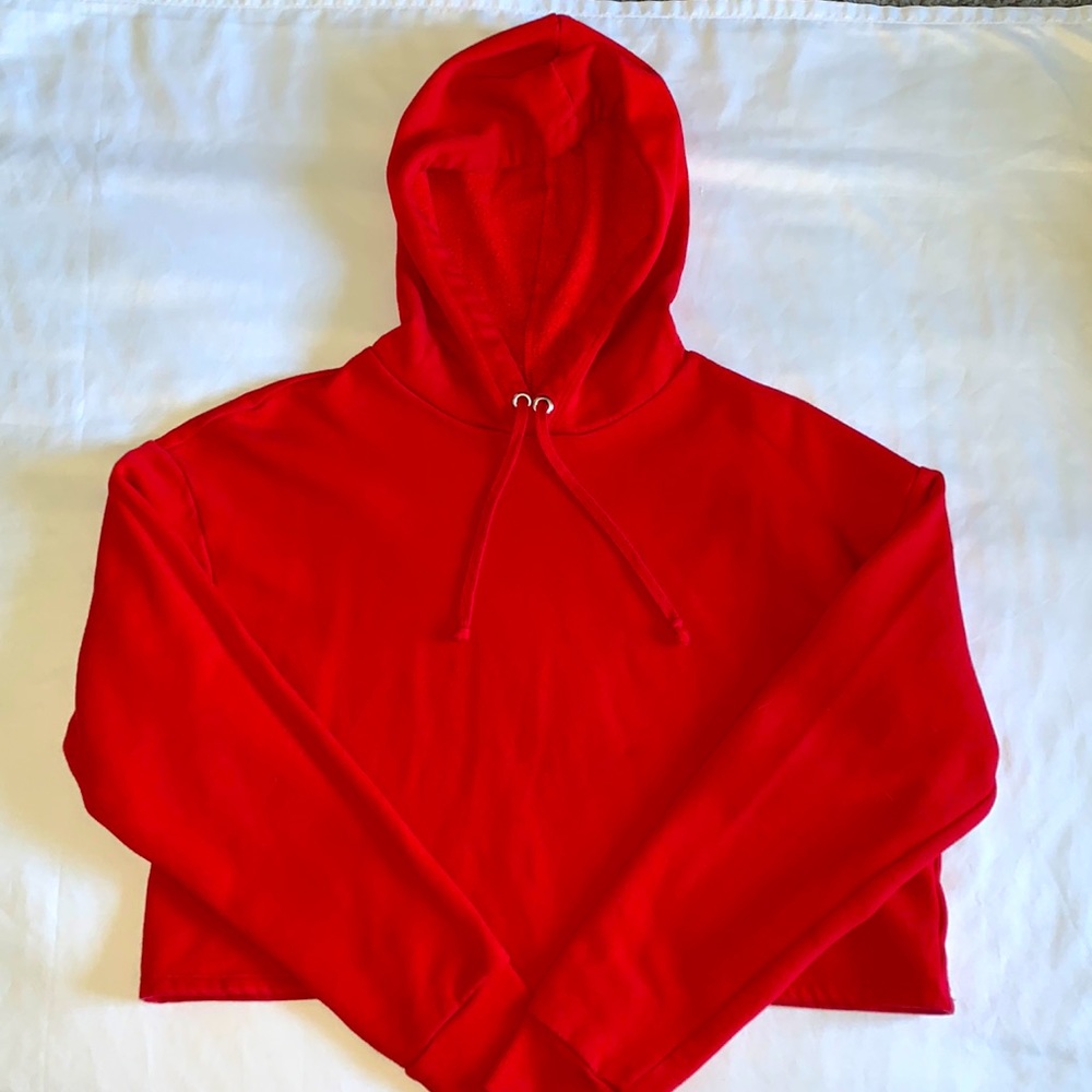 Divided red long sleeve